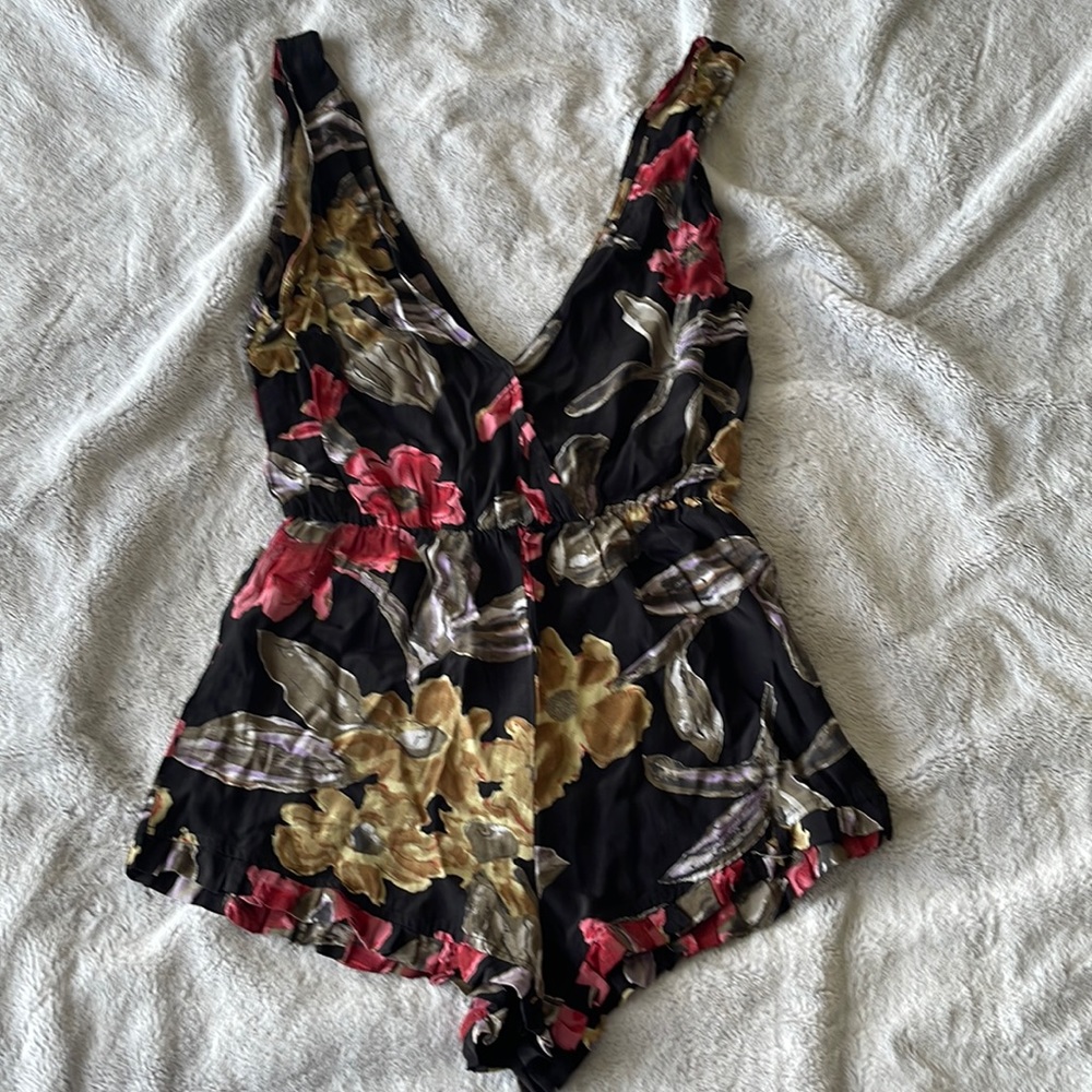 Free People Floral Romper